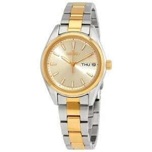 FX03690B NWT Seiko Fashion Ladies Quartz Steel Authentic Watch